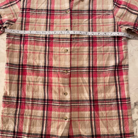 Blouse Linen-Cotton Button Down Size S - Picture 3 of 4